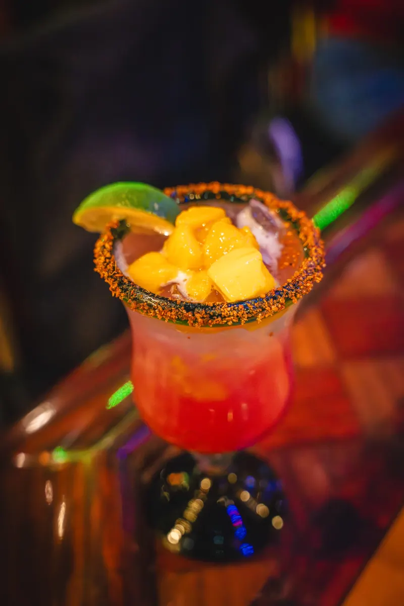 Cocktail on the bar