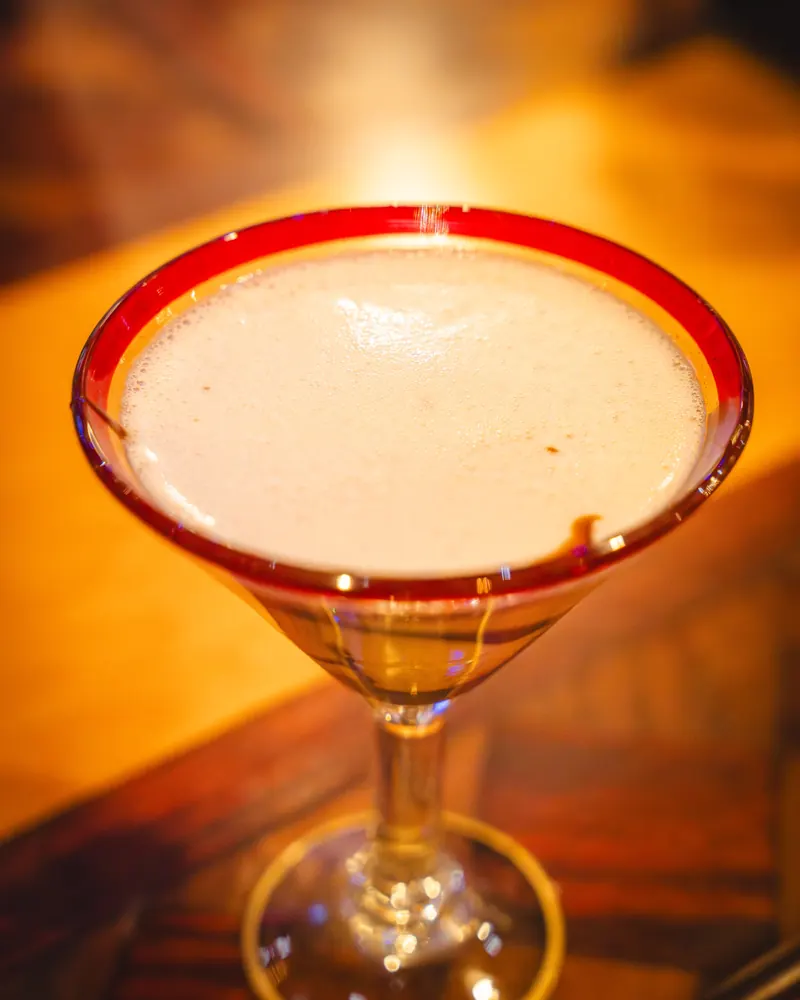 Margarita on the bar