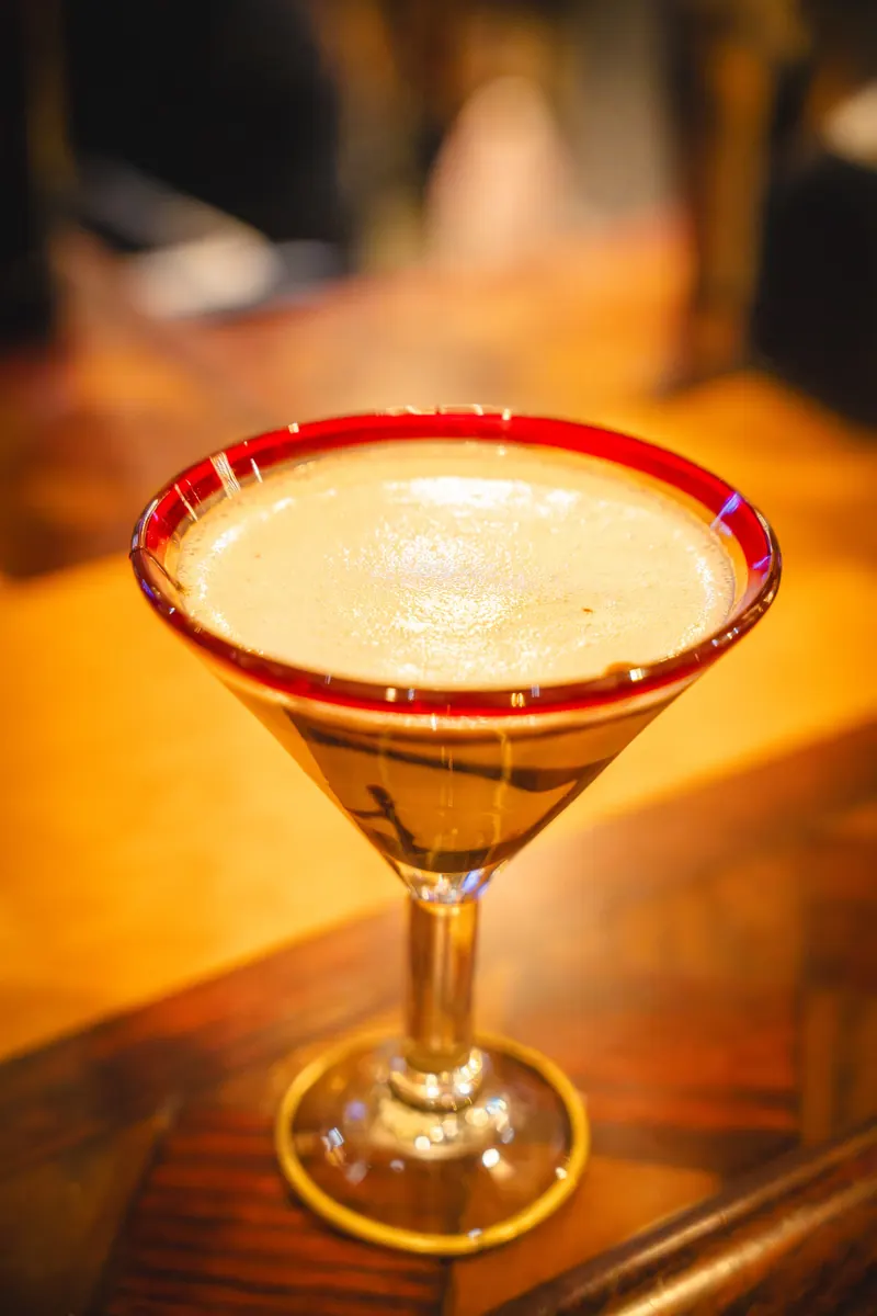 Cocktail on the bar