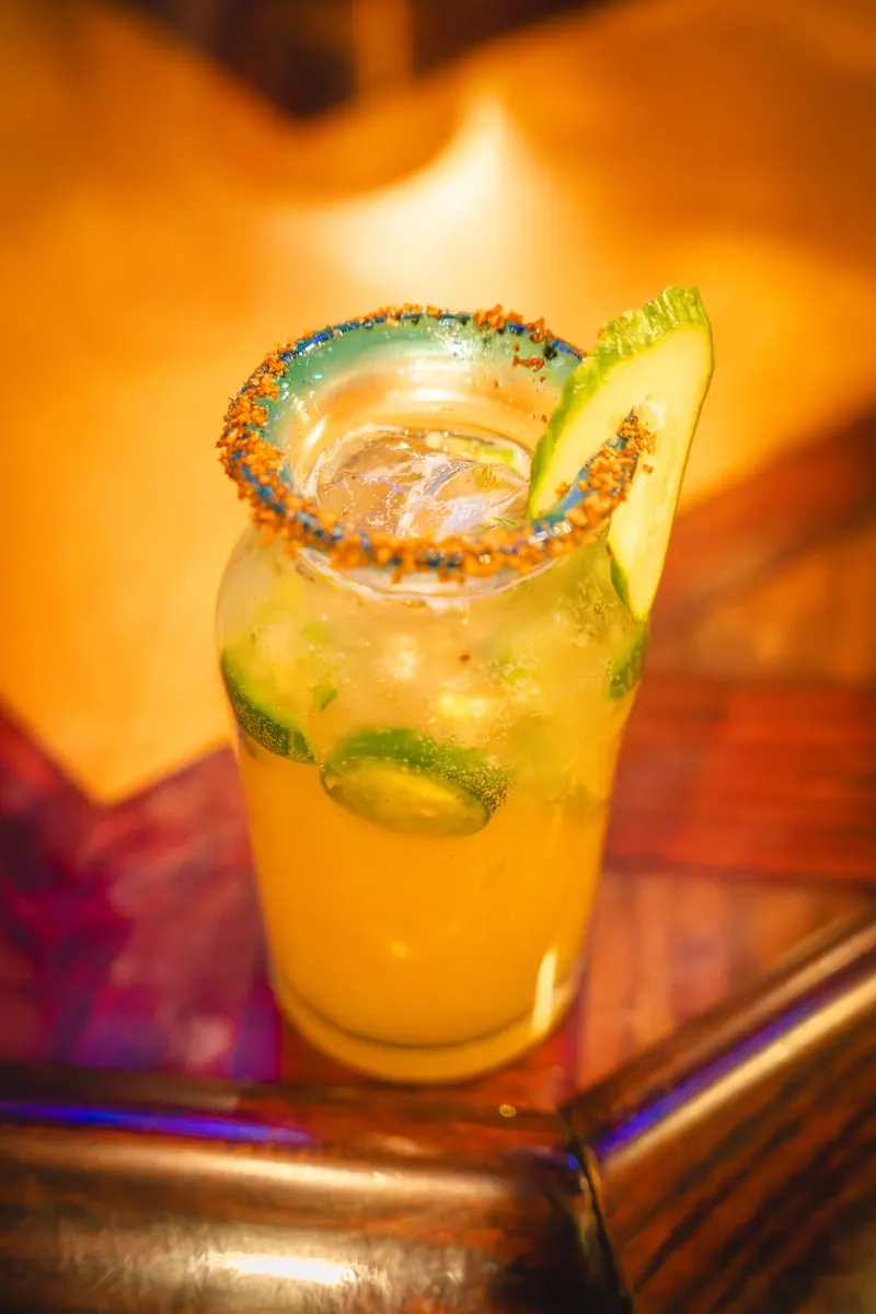 Rimmed margarita
